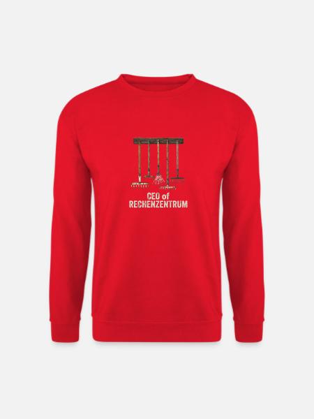 Leiter vom Rechenzentrum Gartenoutfit Gartenarbeit - Unisex Pullover - Rot