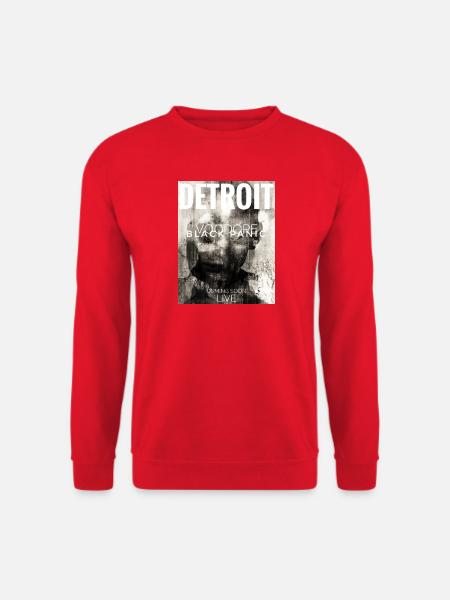 Detroit Noir - Unisex Pullover - Rot