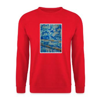 WIE KUNST. - Unisex Pullover - Rot - Vorne - Alina (178cm) & Michal (187cm)
