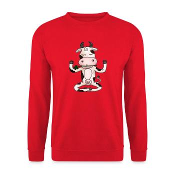 Yogakuh - Unisex Pullover - Rot - Vorne - Alina (178cm) & Michal (187cm)