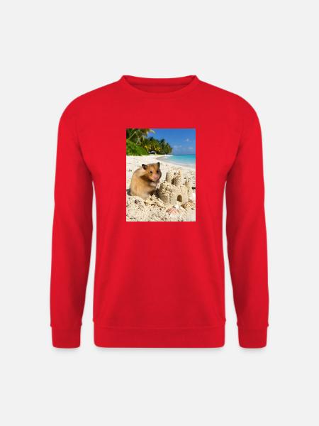 Chico 11: Malediven mit Sandburg 2026 - Unisex Pullover - Rot
