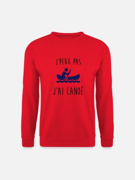 j'peux pas j'ai canoe - Sweat-shirt Unisexe - rouge