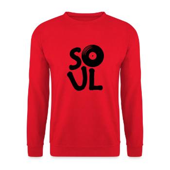 Enregistrer de la musique soul - Sweat-shirt Unisexe - rouge - Devant - Alina (178cm) & Michal (187cm)