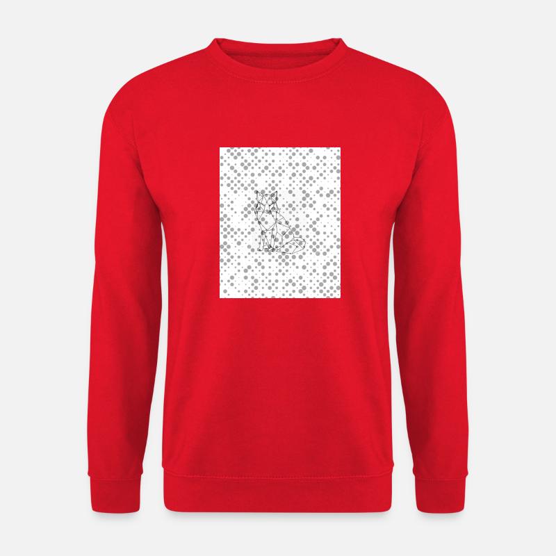 presentie Muster 2 - Unisex Pullover - Rot