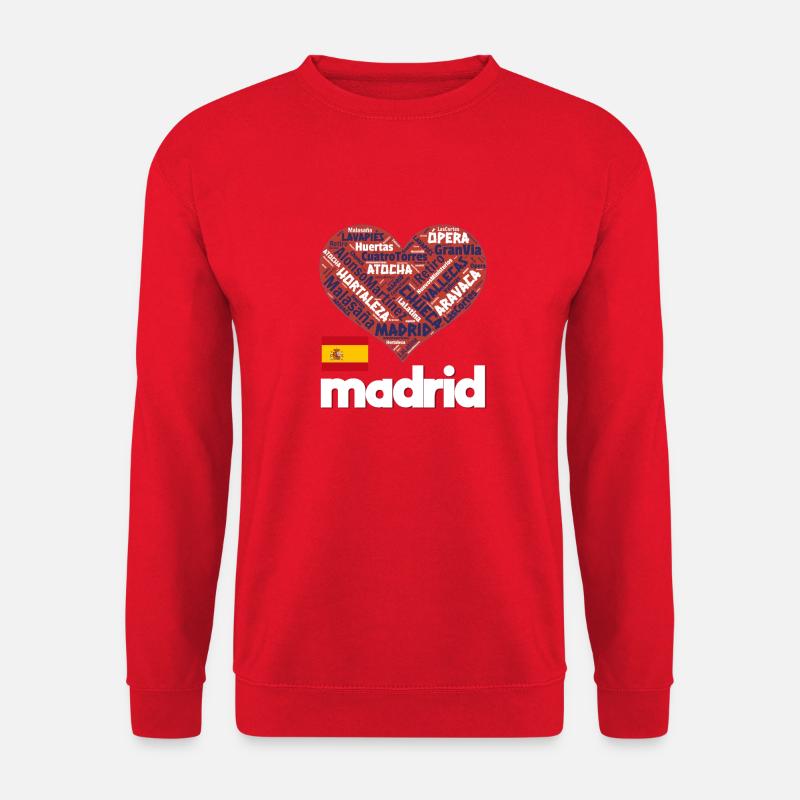 Madrid - Unisex Pullover - Rot