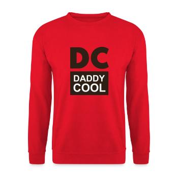 Papa cool - Unisex Pullover - Rot - Vorne - Alina (178cm) & Michal (187cm)