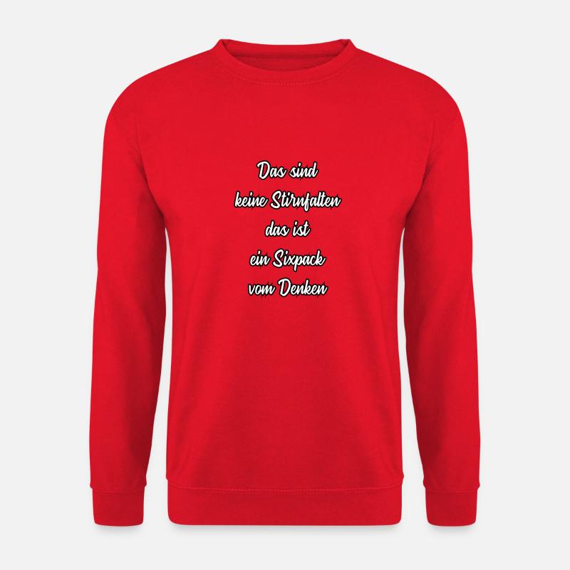lustige sprüche - Unisex Pullover - Rot