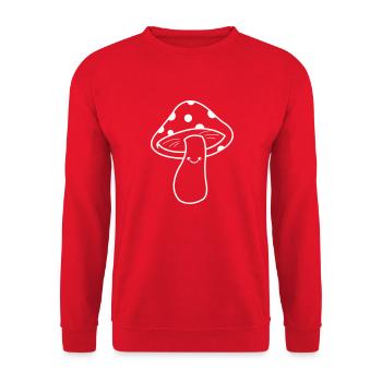 Pilz - Unisex Pullover - Rot - Vorne - Alina (178cm) & Michal (187cm)