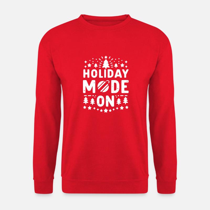 Mode vacances activé - Sweat-shirt Unisexe - rouge