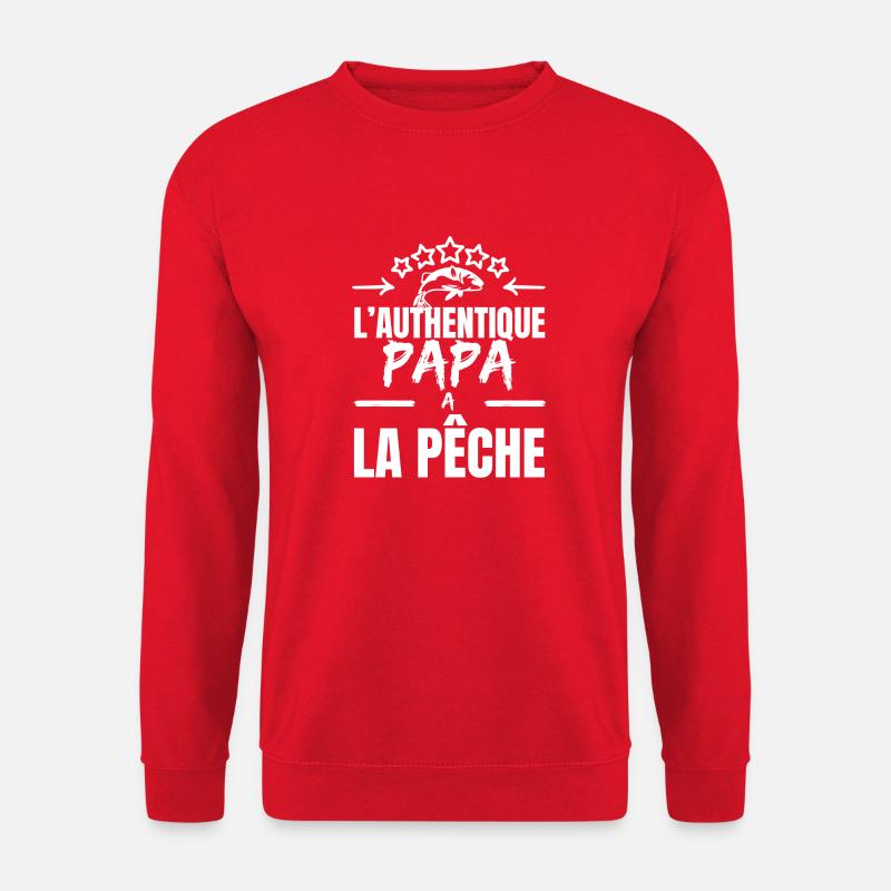 L'AUTHENTIQUE PAPA - Sweat-shirt Unisexe - rouge