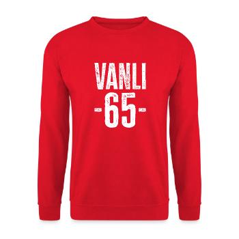 Van 65 – Nature and Tradition from Türkiye - Unisex Sweatshirt - red - Front - Alina (178cm) & Michal (187cm)