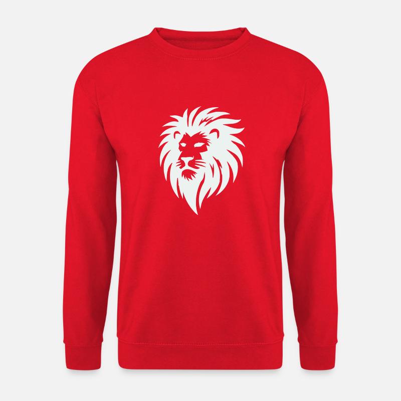 löwe - Unisex Pullover - Rot