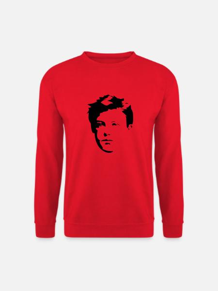 Rimbaud - Unisex Sweatshirt - red