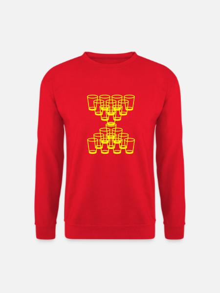 Bierpong - Unisex Pullover - Rot