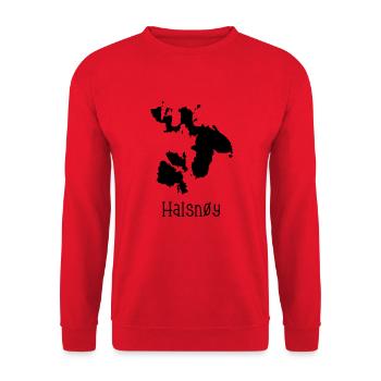 Halsnoy - Unisex Pullover - Rot - Vorne - Alina (178cm) & Michal (187cm)