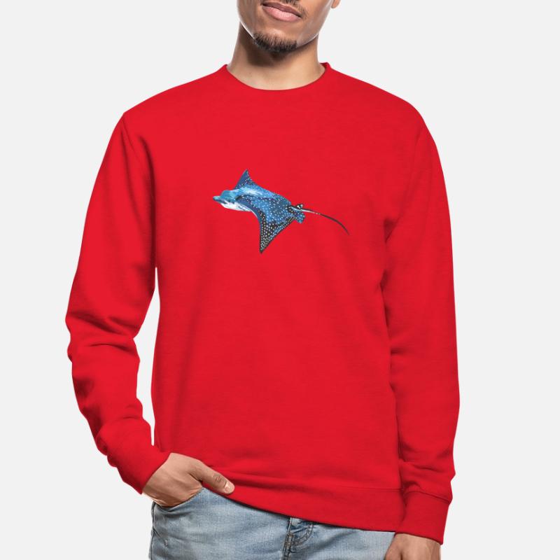 Rays, eagle rays, fish, sea creatures Unisex Sweatshirt