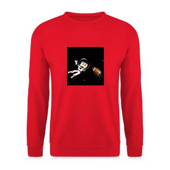 American football - Unisex Pullover - Rot - Vorne - Alina (178cm) & Michal (187cm)