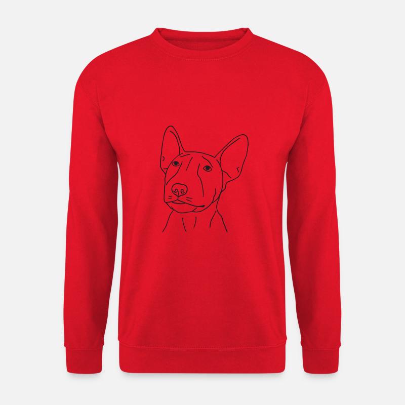 Bullterrier Welpe - Unisex Pullover - Rot