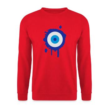 An Oriental amulet - Unisex Sweatshirt - red - Front - Alina (178cm) & Michal (187cm)