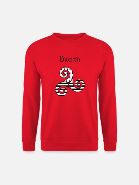 bretagne - Sweat-shirt Unisexe - rouge
