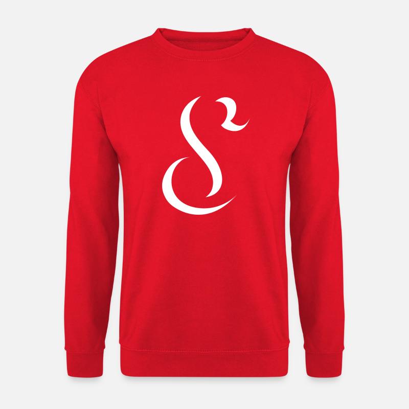 Letter S, Name, der Buchstabe S - Unisex Pullover - Rot