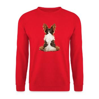 Papillon - Unisex Sweatshirt - red - Front - Alina (178cm) & Michal (187cm)