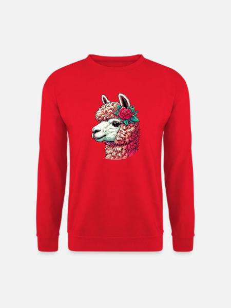 Alpaka - Unisex Pullover - Rot