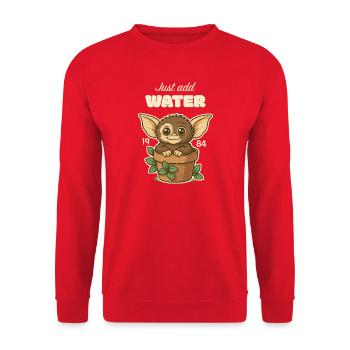 Grandir en beauté - Sweat-shirt Unisexe - rouge - Devant - Alina (178cm) & Michal (187cm)