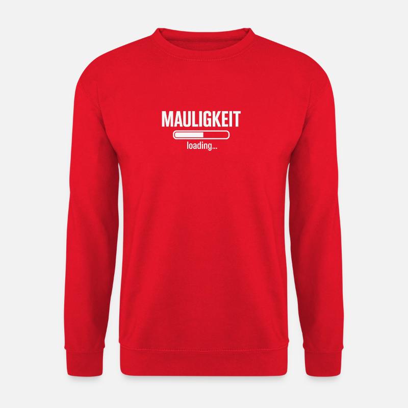 Mouthiness – Loading... - Unisex Sweatshirt - red