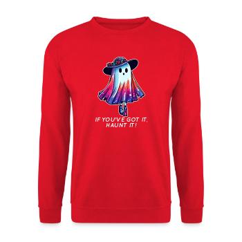 Ghost Rainbow Couture - Unisex Sweatshirt - red - Front - Alina (178cm) & Michal (187cm)