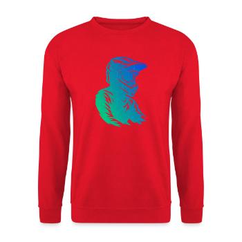 Œuvres propres de motocross pour le motocross - Sweat-shirt Unisexe - rouge - Devant - Alina (178cm) & Michal (187cm)