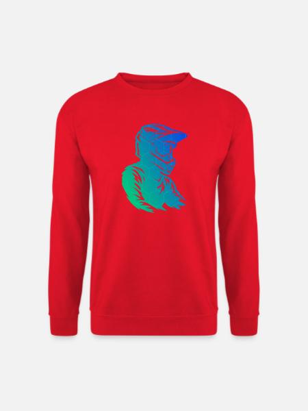 Cleanes Motocross Artwork für Motocross - Unisex Pullover - Rot