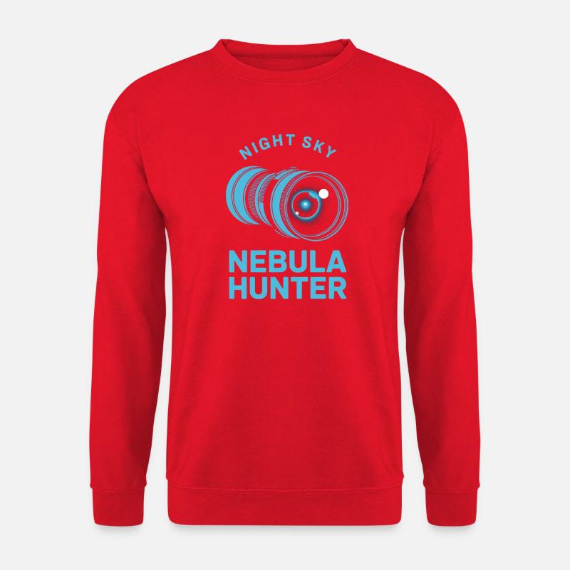 Nebula Hunter Night Sky - Unisex Sweatshirt - red
