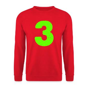 3 - Unisex Pullover - Rot - Vorne - Alina (178cm) & Michal (187cm)