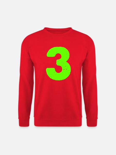 3 - Unisex Pullover - Rot