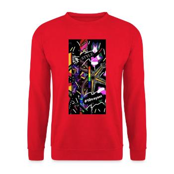 Style 4000 - Sweat-shirt Unisexe - rouge - Devant - Alina (178cm) & Michal (187cm)