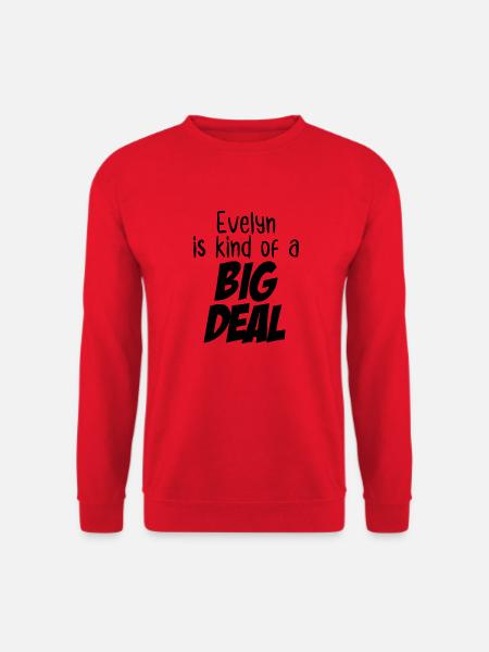 Evelyn ist eine große Sache - Unisex Pullover - Rot