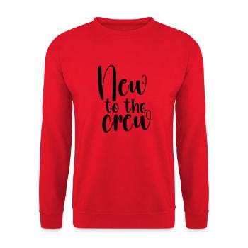 New to the Crew - Unisex Sweatshirt - red - Front - Alina (178cm) & Michal (187cm)