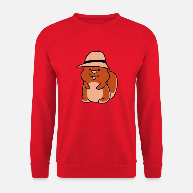 Hamster Funny - Unisex Sweatshirt - red