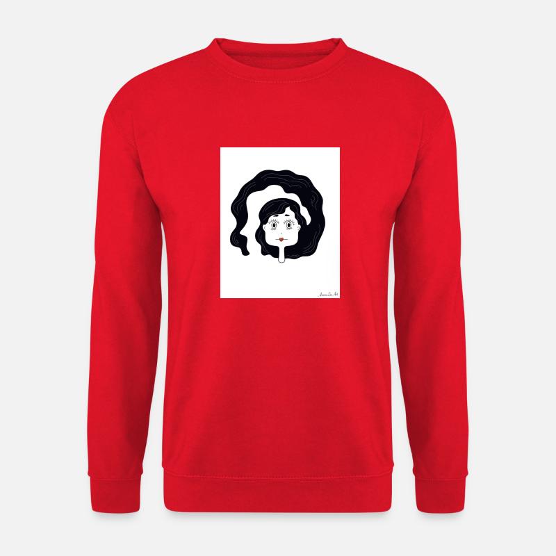 Dizzy Daisy - Unisex Sweatshirt - red