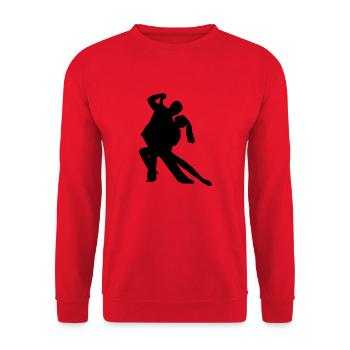 Tanzen - Unisex Pullover - Rot - Vorne - Alina (178cm) & Michal (187cm)
