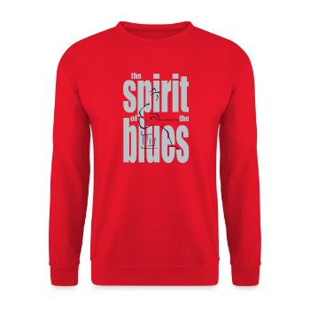 The spirit of the blues - Unisex Pullover - Rot - Vorne - Alina (178cm) & Michal (187cm)