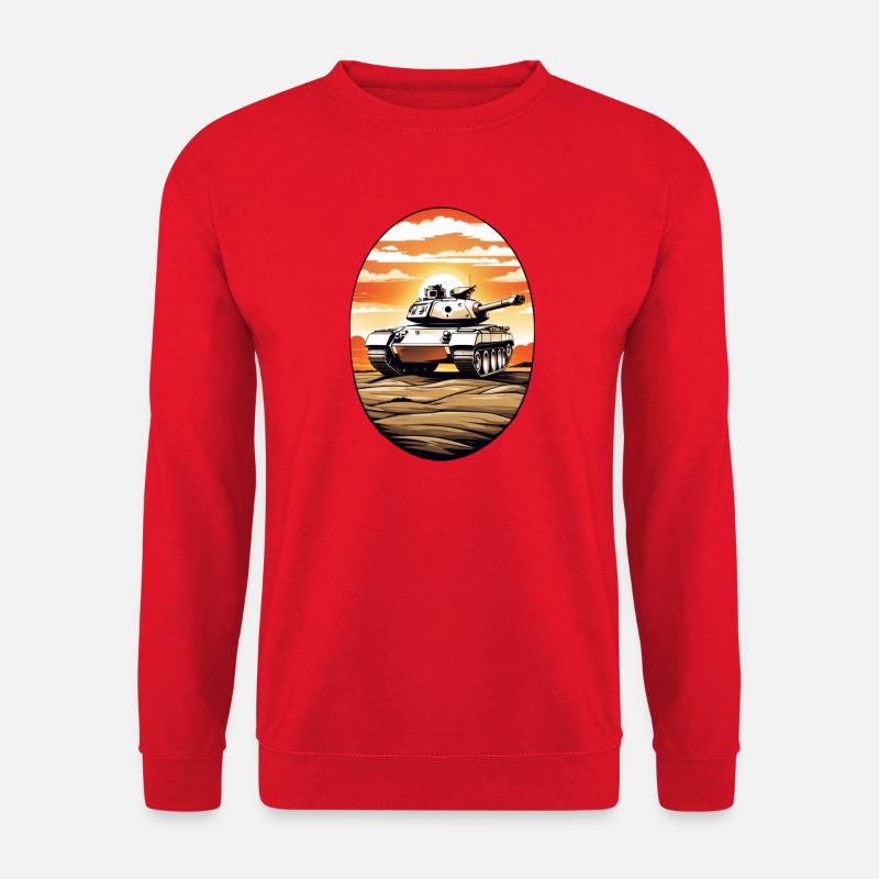 Panzerfahrer - Unisex Pullover - Rot