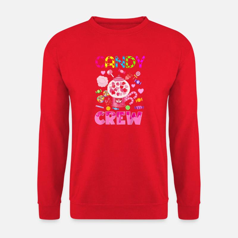 Candy Crew Decorations Sweetie Candy Squad - Unisex Pullover - Rot