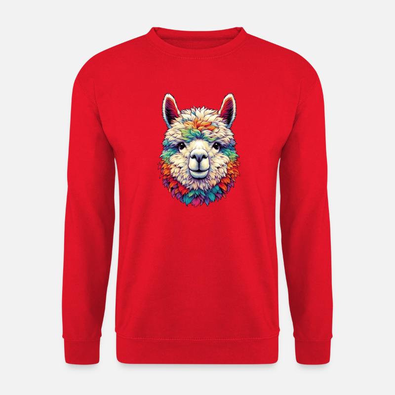 Alpaca - Unisex Sweatshirt - red