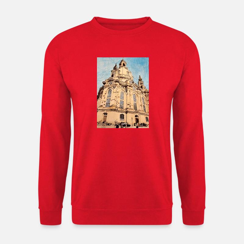 Frauenkirche zu Dresden - Unisex Pullover - Rot