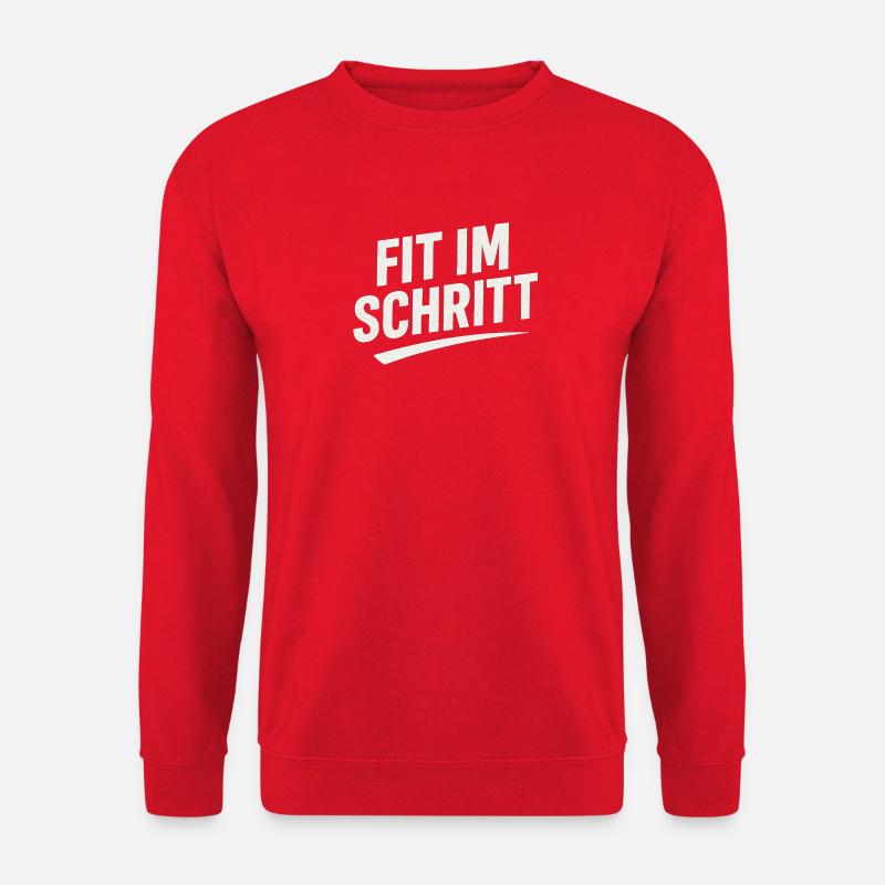FUELED BY PROTEIN AND RAGE  - Unisex Pullover - Rot