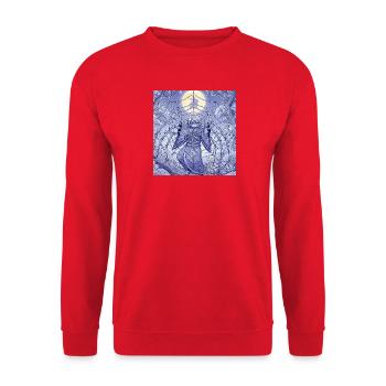 Lunar Spider Dream - Unisex Pullover - Rot - Vorne - Alina (178cm) & Michal (187cm)