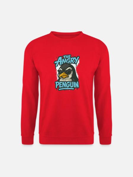 The Annoying Penguin - Unisex Sweatshirt - red
