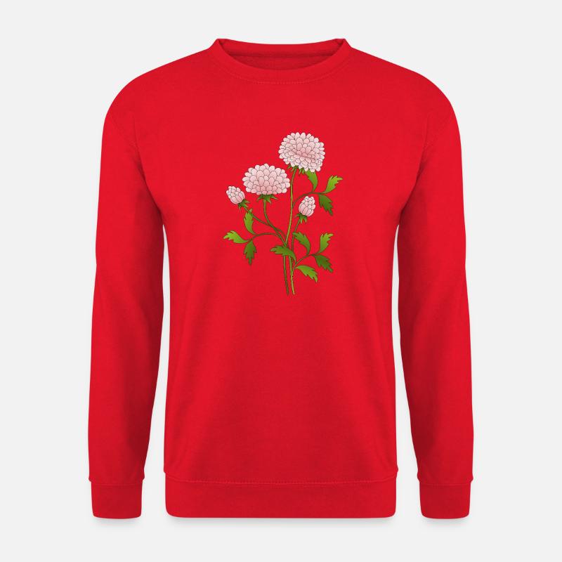 Blumen - Unisex Pullover - Rot